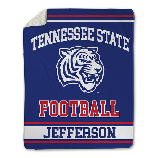 TN State - NCAA Football : Taeshawn Jefferson - Blanket-0