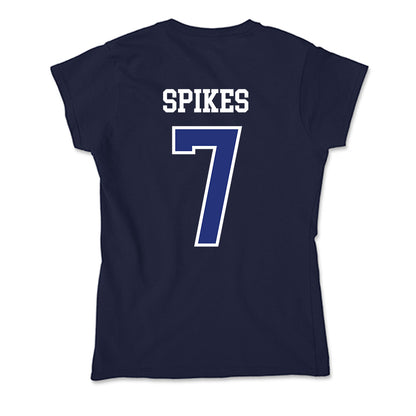 TN State - NCAA Men's Basketball : Jabrion Spikes - Soft Style Women’s T-Shirt-1