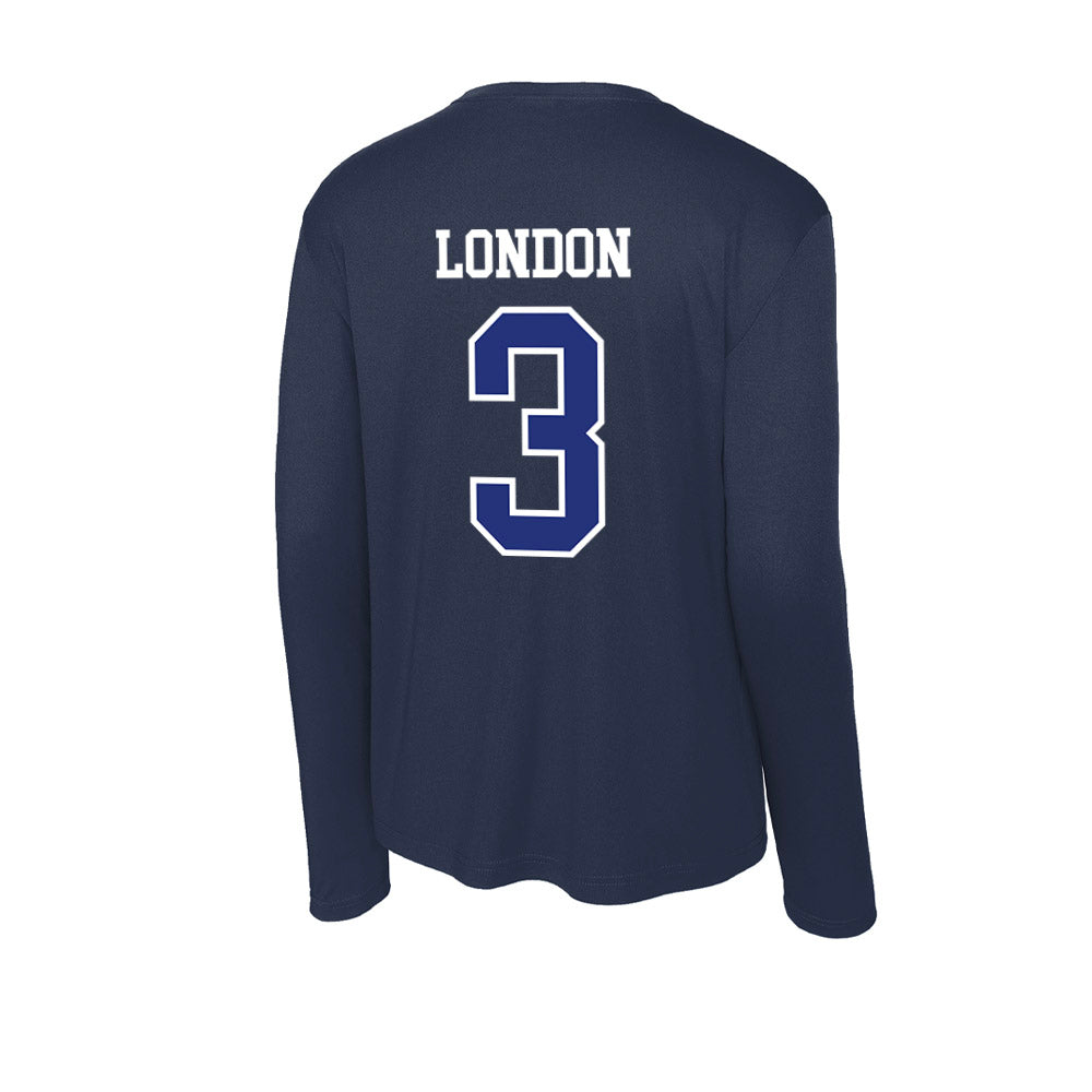TN State - NCAA Men's Basketball : Khalil London - Activewear Long Sleeve T-Shirt-1