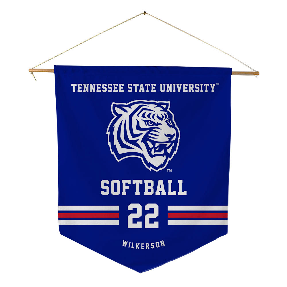 TN State - NCAA Softball : Noelani Wilkerson - Pennant - 18" x 21"-0