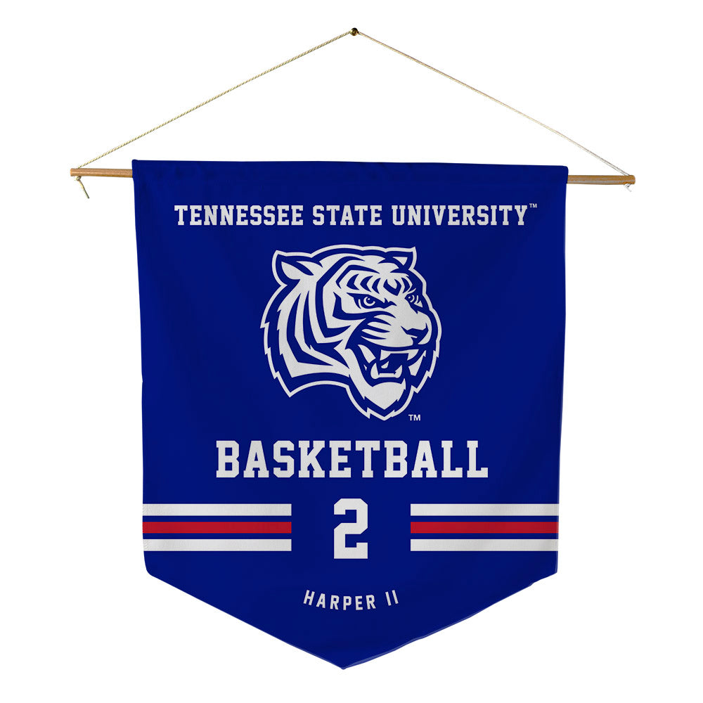 TN State - NCAA Men's Basketball : Travis Harper II - Pennant - 18" x 21"-0