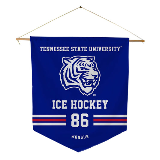 TN State - NCAA Men's Ice Hockey : Ethan Wongus - Pennant - 18" x 21"-0