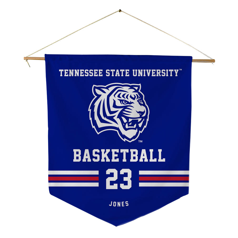 TN State - NCAA Men's Basketball : Kavien Jones - Pennant - 18" x 21"-0
