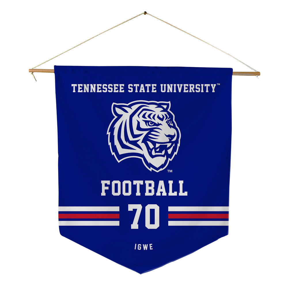 TN State - NCAA Football : Jesse Igwe - Pennant - 18" x 21"-0