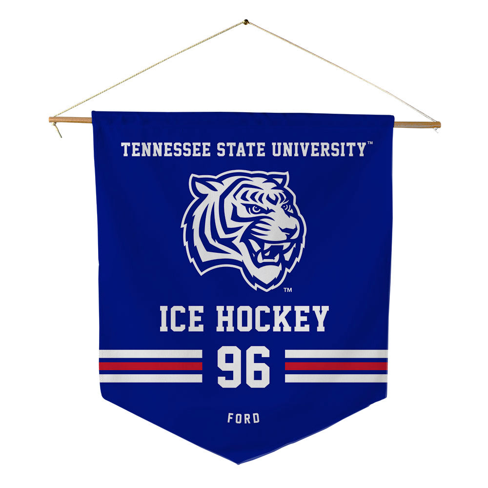 TN State - NCAA Men's Ice Hockey : Odin Ford - Pennant - 18" x 21"-0