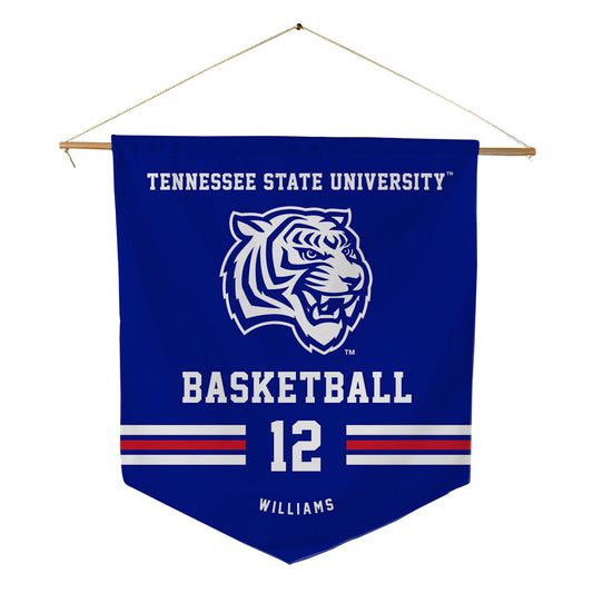 TN State - NCAA Men's Basketball : Carlous Williams - Pennant - 18" x 21"-0