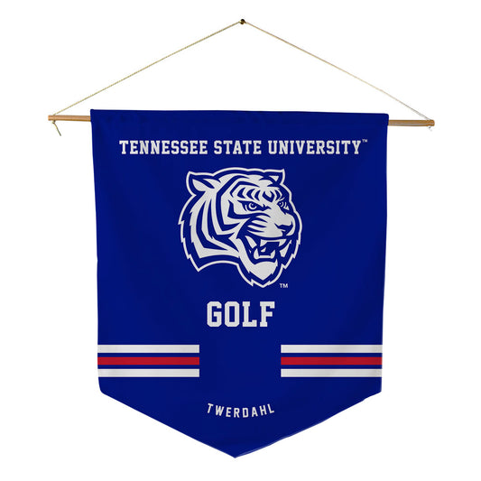 TN State - NCAA Men's Golf : Bo Twerdahl - Pennant - 18" x 21"-0