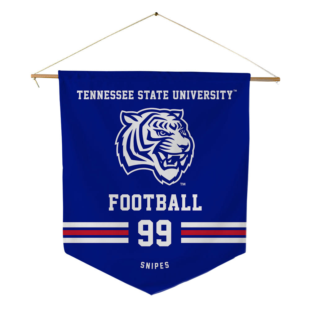 TN State - NCAA Football : Lathun Snipes - Pennant - 18" x 21"-0
