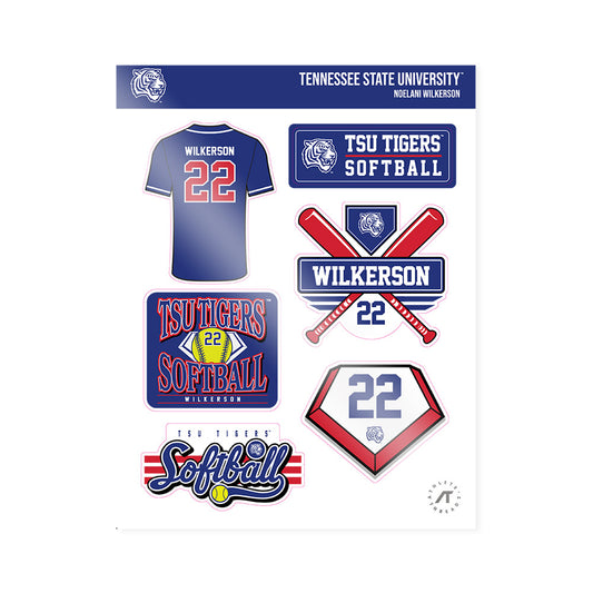 TN State - NCAA Softball : Noelani Wilkerson - Sticker Sheet-0