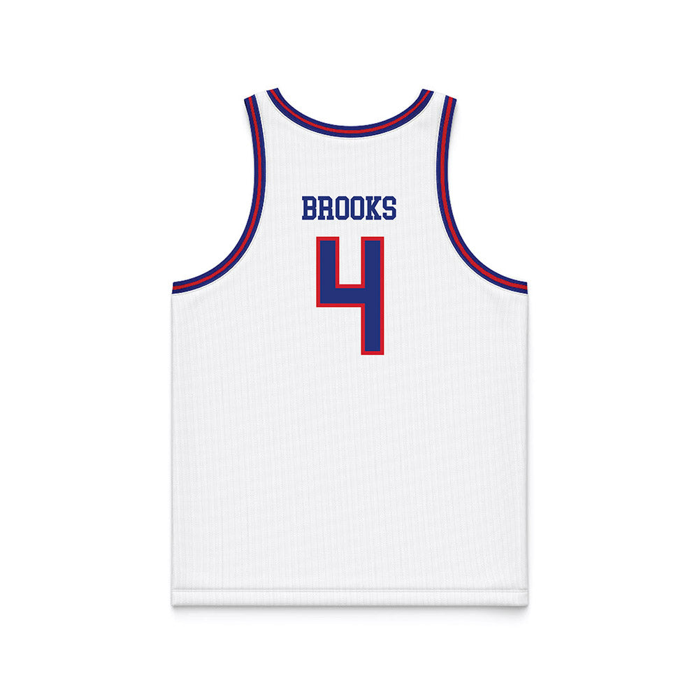 TN State - NCAA Men's Basketball : JC Brooks - White Basketball Jersey-1