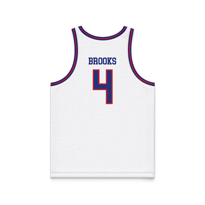 TN State - NCAA Men's Basketball : JC Brooks - White Basketball Jersey-1