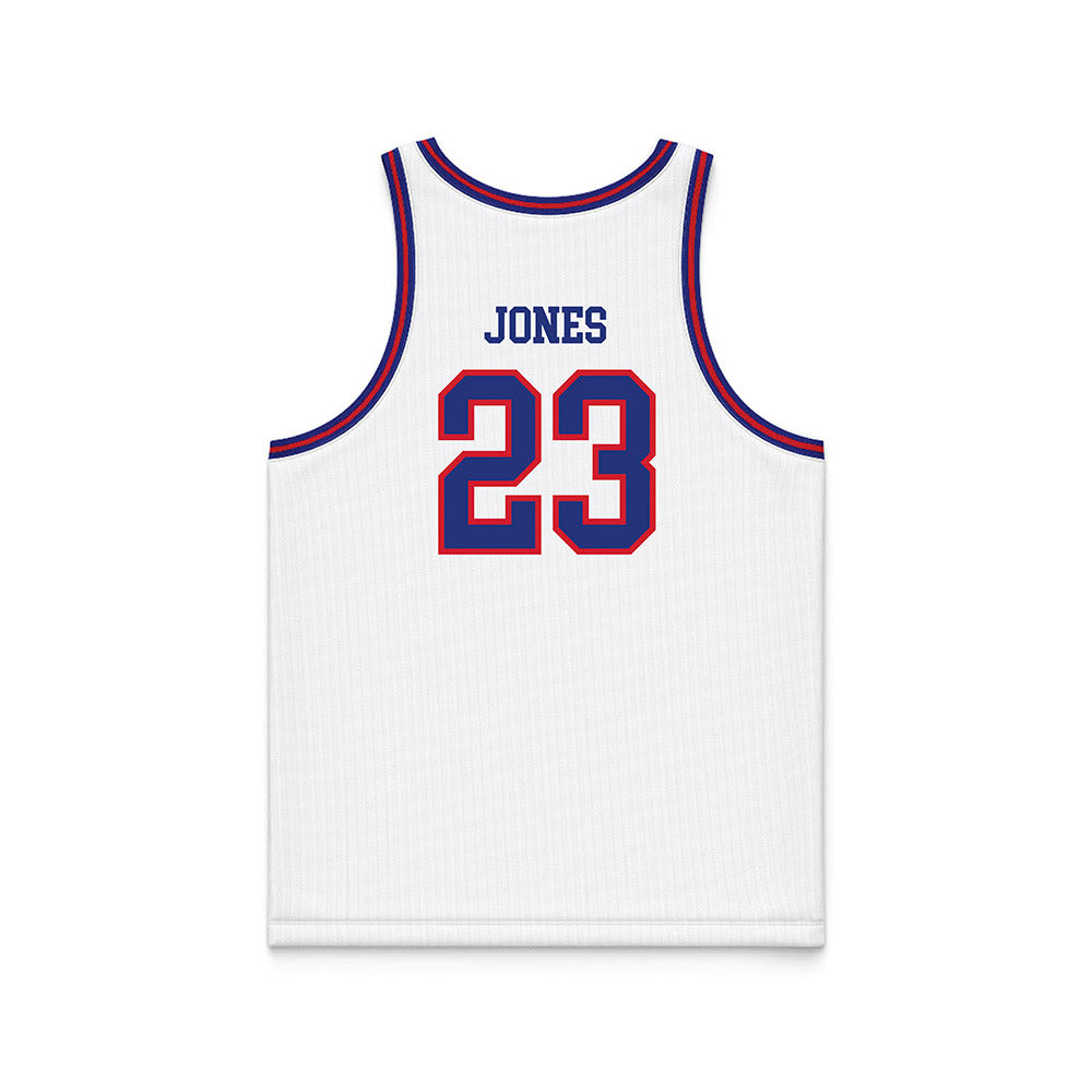 TN State - NCAA Men's Basketball : Kavien Jones - White Basketball Jersey-1