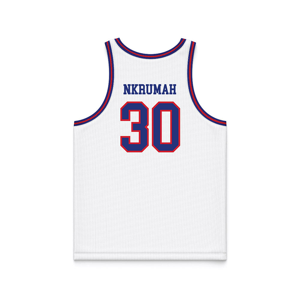 TN State - NCAA Men's Basketball : Aaron Nkrumah - White Basketball Jersey-1