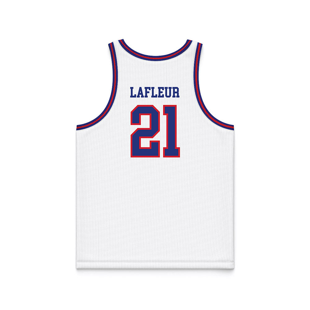 TN State - NCAA Men's Basketball : Jean Yvens Lafleur - White Basketball Jersey-1