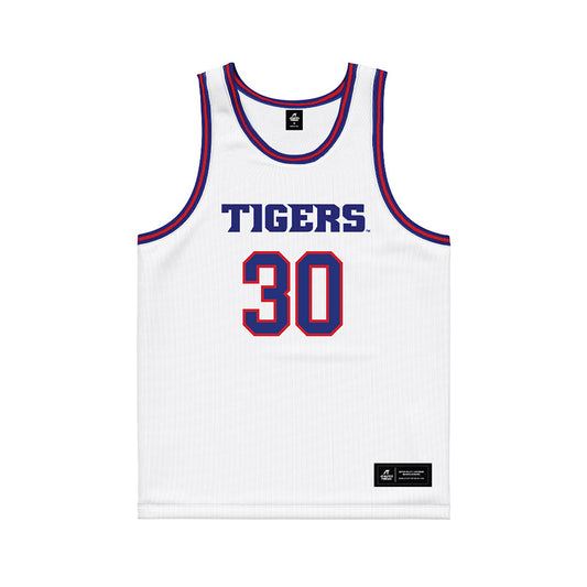TN State - NCAA Men's Basketball : Aaron Nkrumah - White Basketball Jersey-0