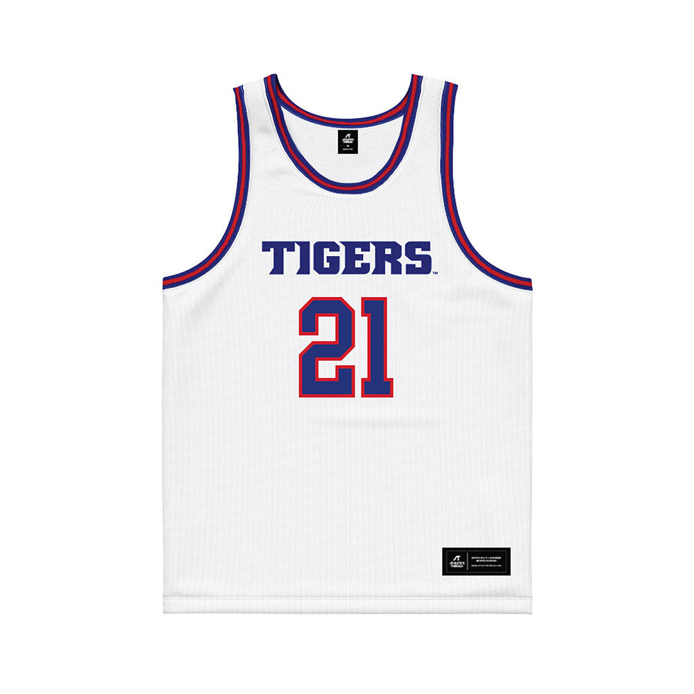 TN State - NCAA Men's Basketball : Jean Yvens Lafleur - White Basketball Jersey-0
