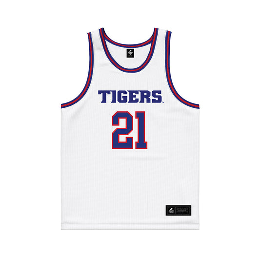 TN State - NCAA Men's Basketball : Jean Yvens Lafleur - White Basketball Jersey-0