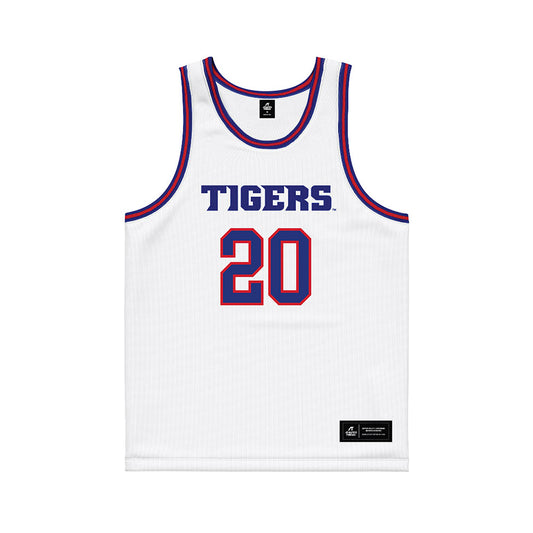 TN State - NCAA Men's Basketball : Jayden Jones - White Basketball Jersey-0