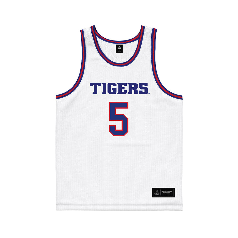 TN State - NCAA Men's Basketball : Maddux Bodenhamer - White Basketball Jersey-0