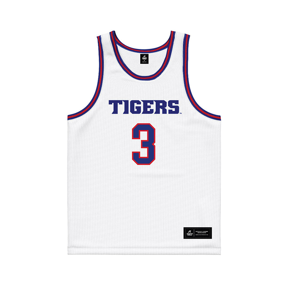 TN State - NCAA Men's Basketball : Khalil London - White Basketball Jersey-0