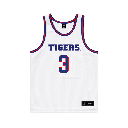 TN State - NCAA Men's Basketball : Khalil London - White Basketball Jersey-0