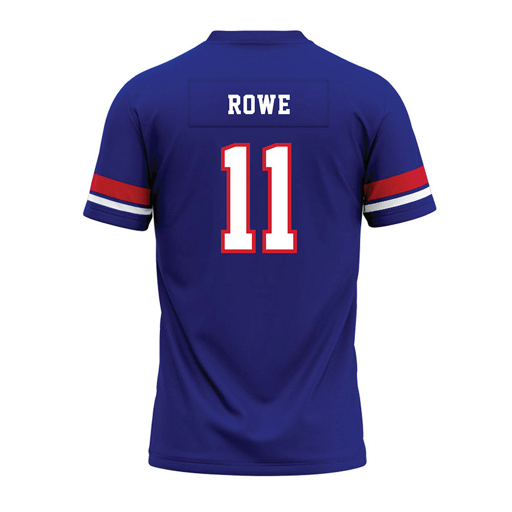 TN State - NCAA Football : Brent Rowe - Blue Premium Football Jersey-1