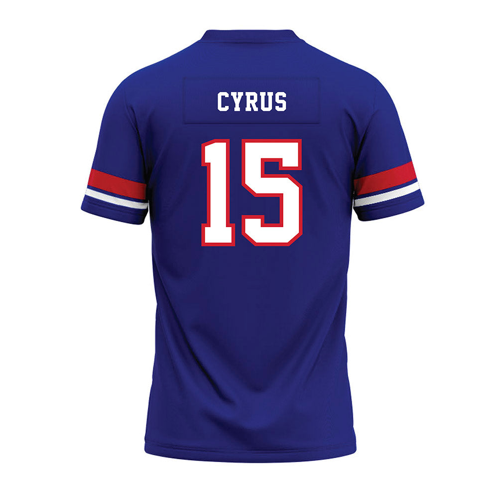 TN State - NCAA Football : Nicholas Cyrus - Blue Premium Football Jersey-1