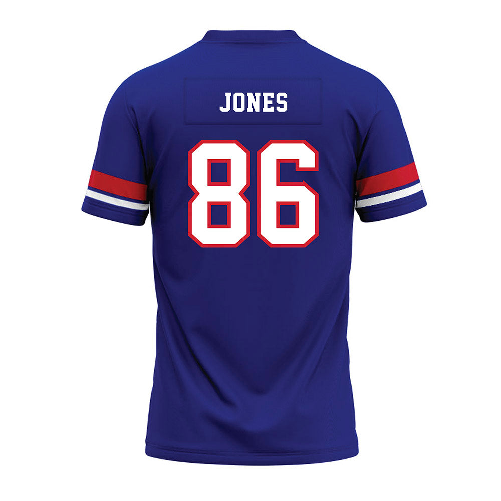 TN State - NCAA Football : Christian Jones - Blue Premium Football Jersey-1