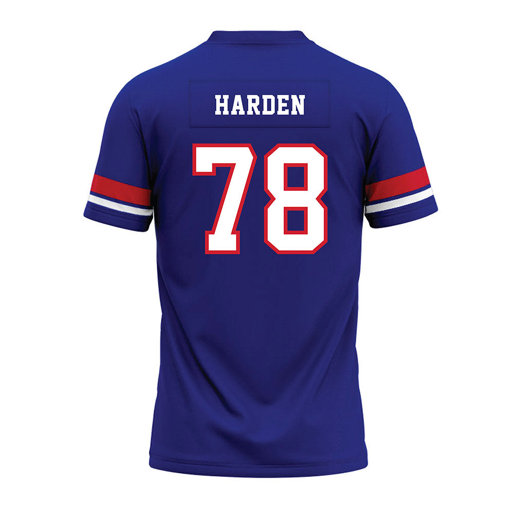 TN State - NCAA Football : Parker Harden - Blue Premium Football Jersey-1