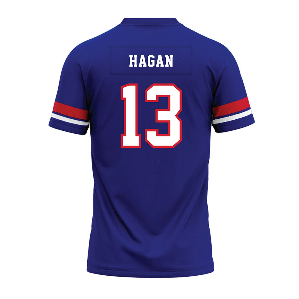 TN State - NCAA Football : Ryder Hagan - Blue Premium Football Jersey-1