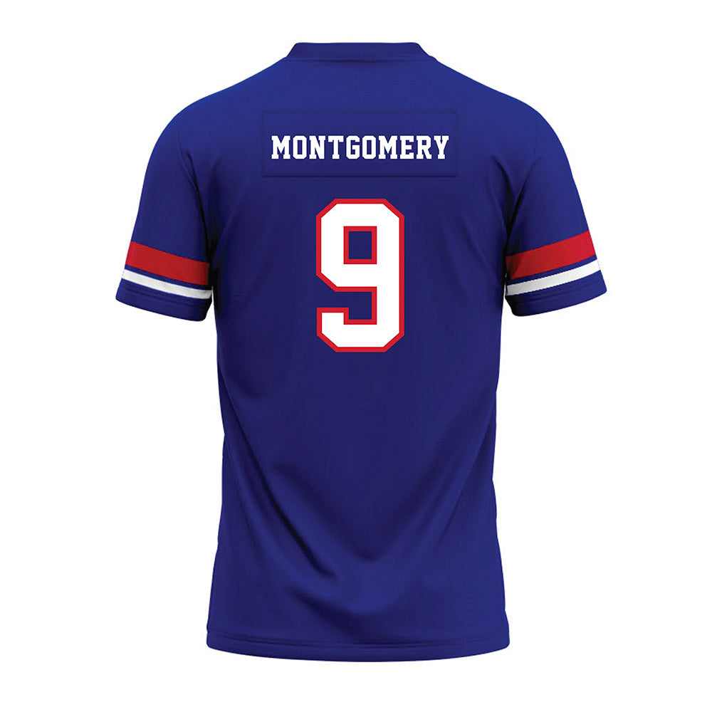 TN State - NCAA Football : Brock Montgomery - Blue Premium Football Jersey-1