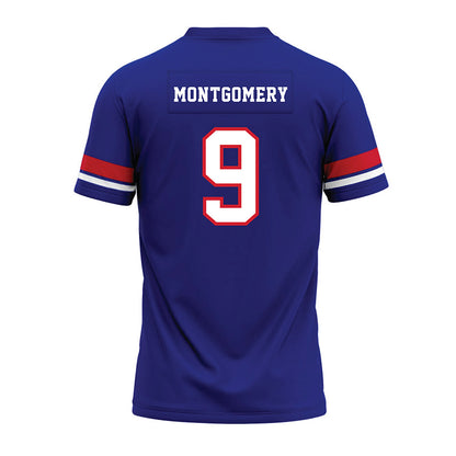 TN State - NCAA Football : Brock Montgomery - Blue Premium Football Jersey-1