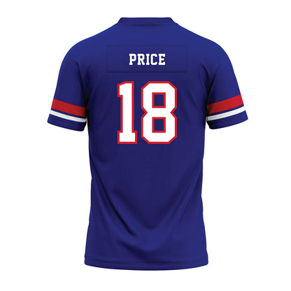 TN State - NCAA Football : Jaylon Price - Blue Premium Football Jersey-1