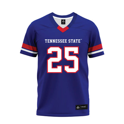 TN State - NCAA Football : Sammy Taylor - Blue Premium Football Jersey-0