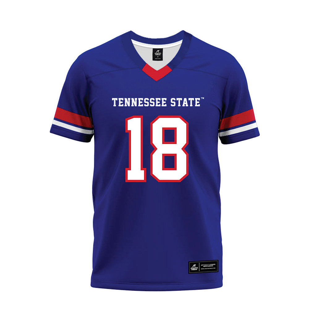 TN State - NCAA Football : Jaylon Price - Blue Premium Football Jersey-0