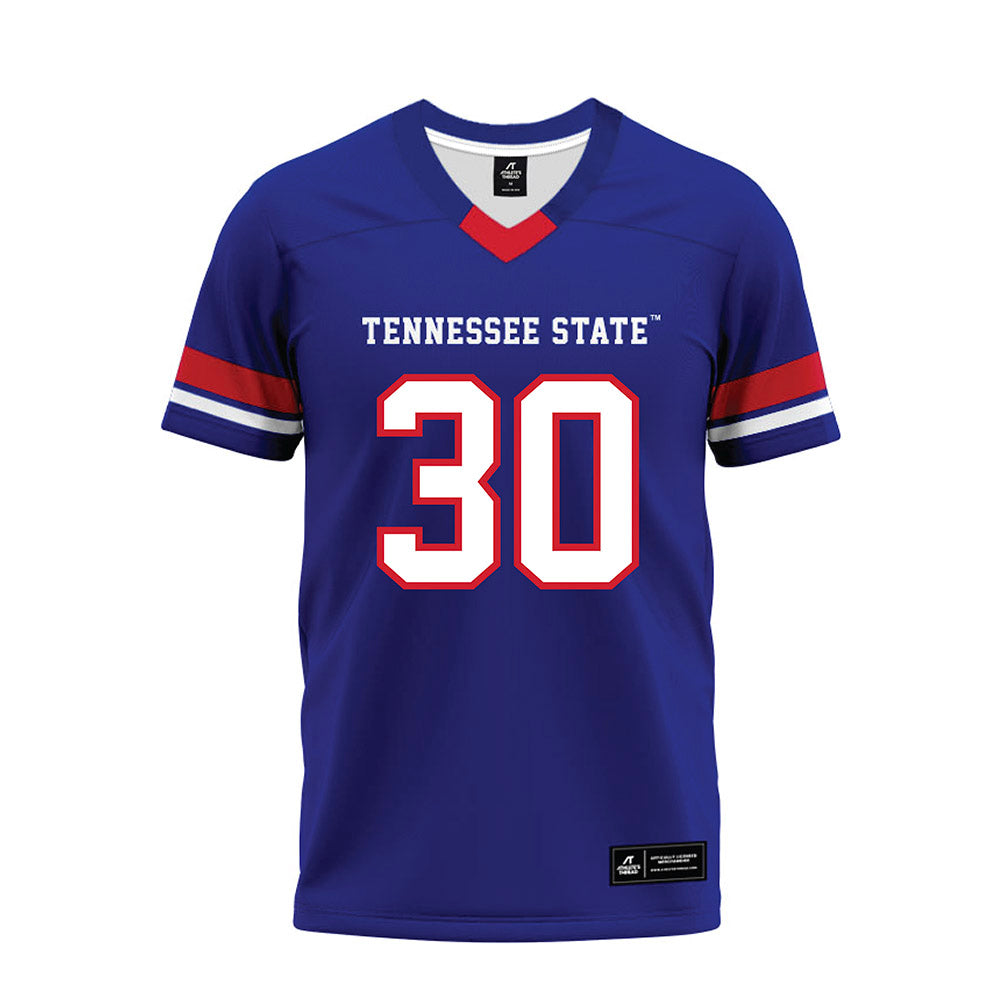 TN State - NCAA Football : Dominique Dixon - Blue Premium Football Jersey-0
