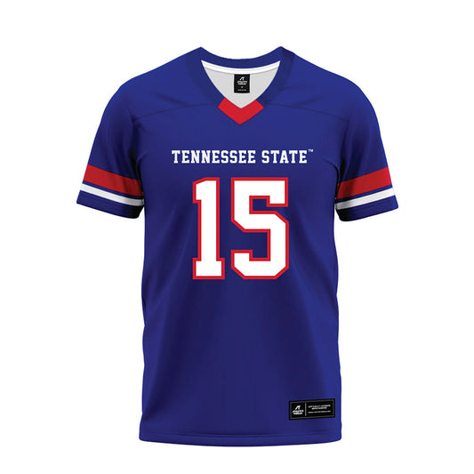 TN State - NCAA Football : Nicholas Cyrus - Blue Premium Football Jersey-0