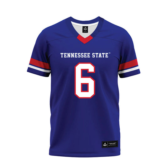 TN State - NCAA Football : Jelani Willis - Blue Premium Football Jersey-0