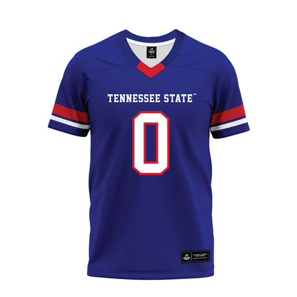 TN State - NCAA Football : Braelen Perry - Blue Premium Football Jersey-0