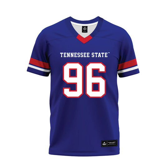TN State - NCAA Football : Shaun Ayers - Blue Premium Football Jersey-0