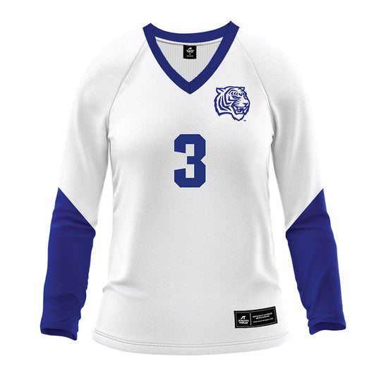 TN State - NCAA Women's Volleyball : Sydni Poston - White Volleyball Jersey-0