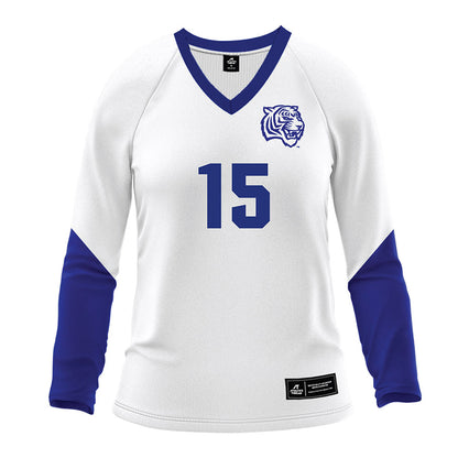 TN State - NCAA Women's Volleyball : Sagaia Reilly - White Volleyball Jersey-0