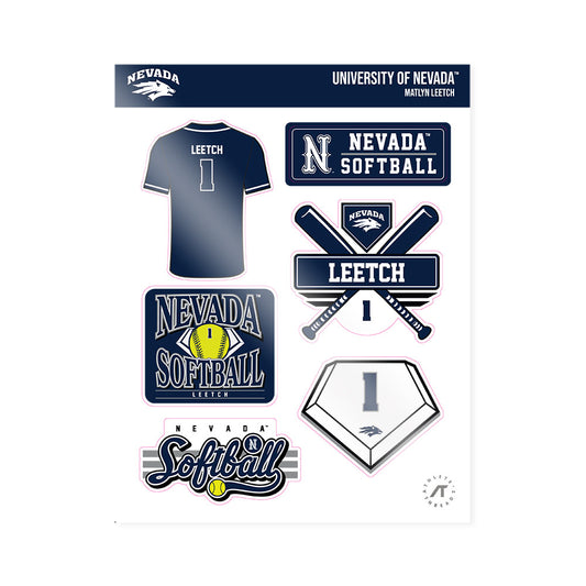 Nevada - NCAA Softball : Matlyn Leetch - Sticker Sheet-0