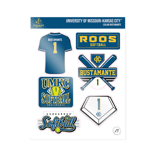 UMKC - NCAA Softball : Leilani Bustamante - Sticker Sheet-0