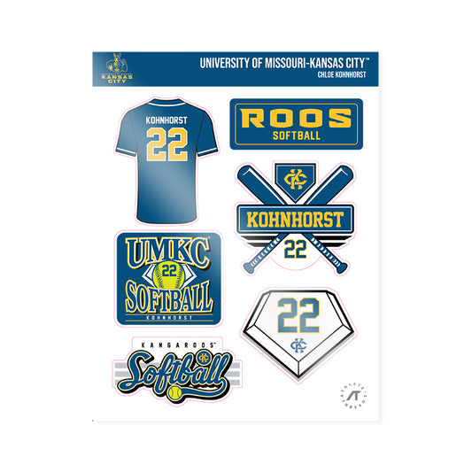 UMKC - NCAA Softball : Chloe Kohnhorst - Sticker Sheet-0