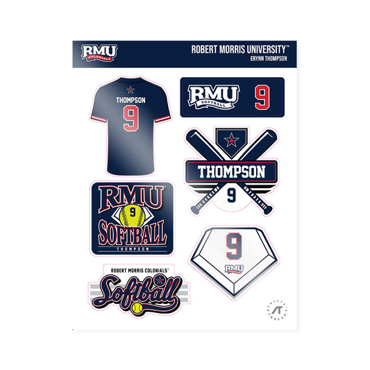Robert Morris - NCAA Softball : Erynn Thompson - Sticker Sheet-0