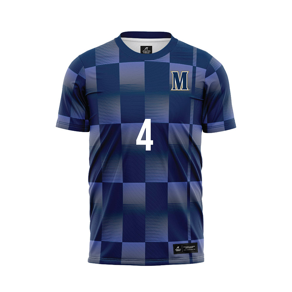 MSMU - NCAA Men's Soccer : Maksymilian Czyz - Blue Soccer Jersey-0