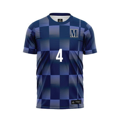 MSMU - NCAA Men's Soccer : Maksymilian Czyz - Blue Soccer Jersey-0