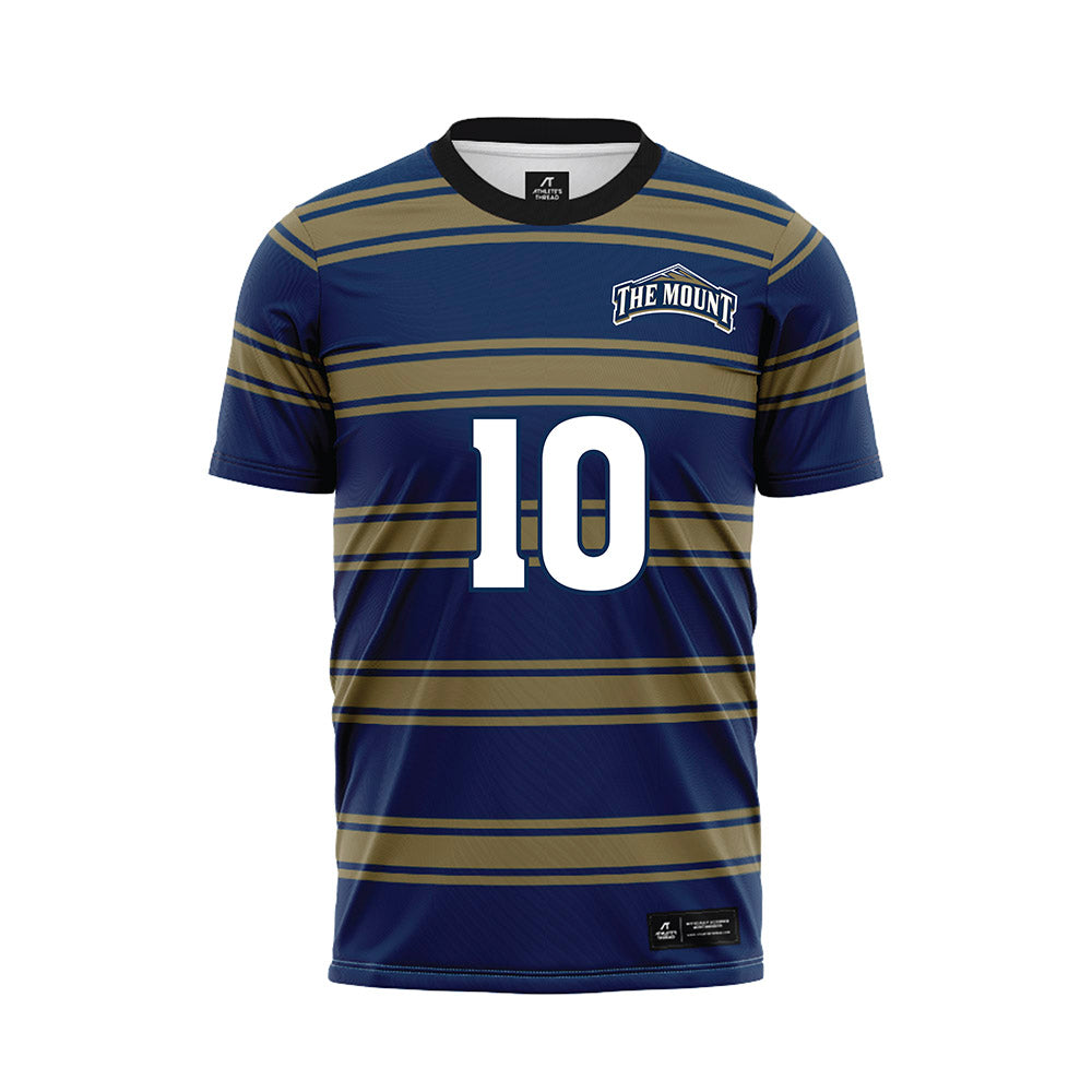 MSMU - NCAA Women's Soccer : Ines Gama Ferreira - Stripe Soccer Jersey-0