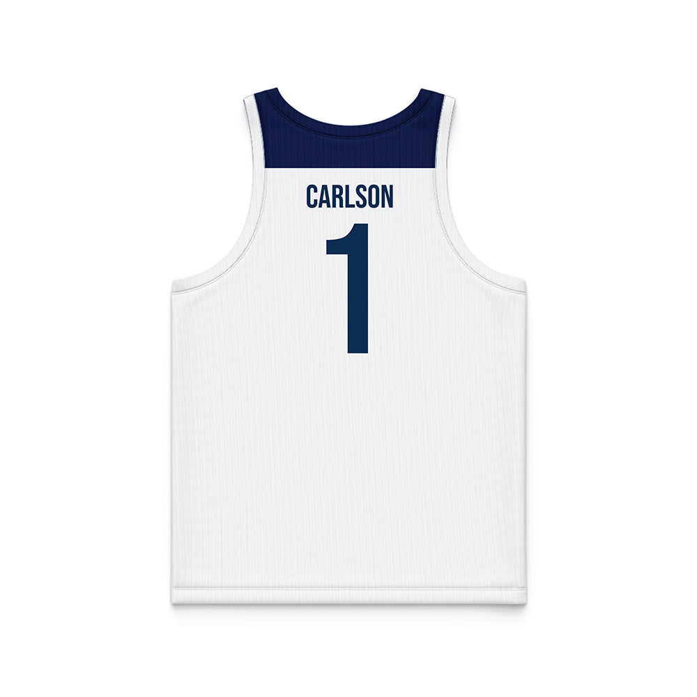 MSMU - NCAA Women's Basketball : Berlynn Carlson - White Basketball Jersey-1